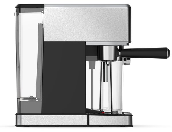 Pákový espresso kávovar s napěňovačem mléka BestBerg BBCF-2032 / 1350 W / 1,2 l / 20 bar / stříbrná/černá