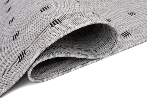 Makro Abra Kusový koberec Sisal MELISSA KE63A šedý Rozměr: 180x250 cm