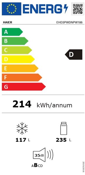 Lednice Haier EHD3PWDNPW186 (D)
