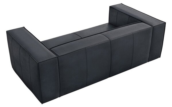 Tmavě modrá kožená pohovka 212 cm Madame – Windsor & Co Sofas