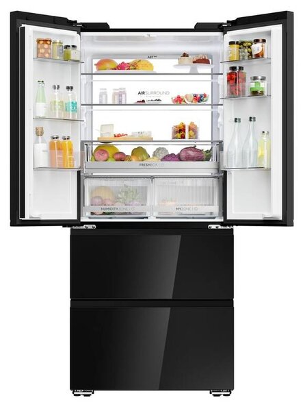 Americká lednice Haier HFKR7819DNGB (D)