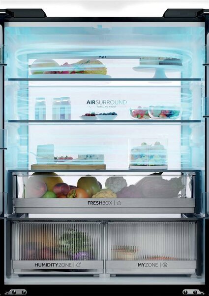Americká lednice Haier HFKR7819DNGB (D)