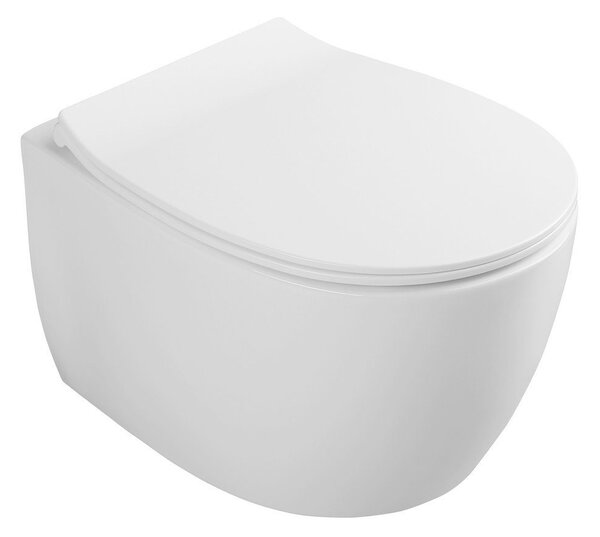 Isvea Isvea, SENTIMENTI závěsná WC mísa, Rimless, 36x51cm, bílá, 10AR02014