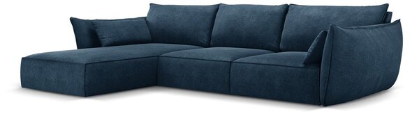 Tmavě modrá rohová pohovka (levý roh) Vanda – Mazzini Sofas