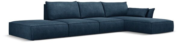 Tmavě modrá rohová pohovka (pravý roh) Vanda – Mazzini Sofas