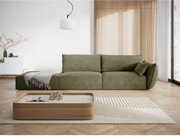 Zelená lenoška (pravý roh) Vanda – Mazzini Sofas