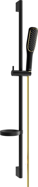 Mexen sprchový set DS49, černá/zlatá, 785494583-57