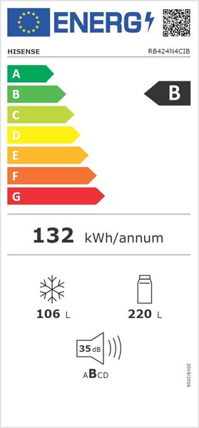 Lednice Hisense RB424N4CIB (B)