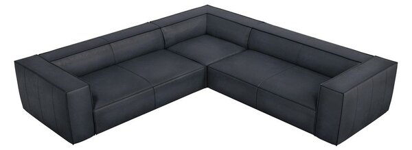 Tmavě modrá kožená rohová pohovka (variabilní) Madame – Windsor & Co Sofas
