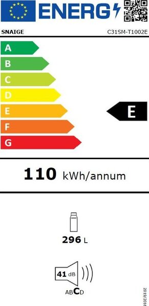 Chladnička SNAIGE C31SM-T1002E + 5 let záruka po registraci
