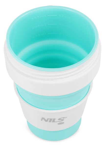 NC4103 MÁTOVÝ SILIKONOVÝ SKLÁDACÍ HRNEK 355ML NILS CAMP