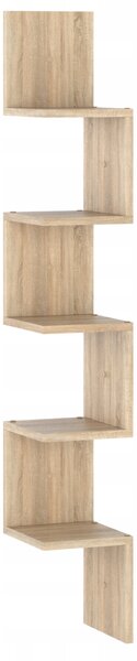 Police laminovaná deska Stiv-Meble 22,2 x 22,2 cm dub sonoma