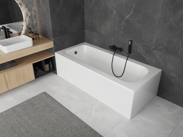 Mexen Vega obdélníková vana 120 x 70 cm s panelem, bílá - 55011207000X