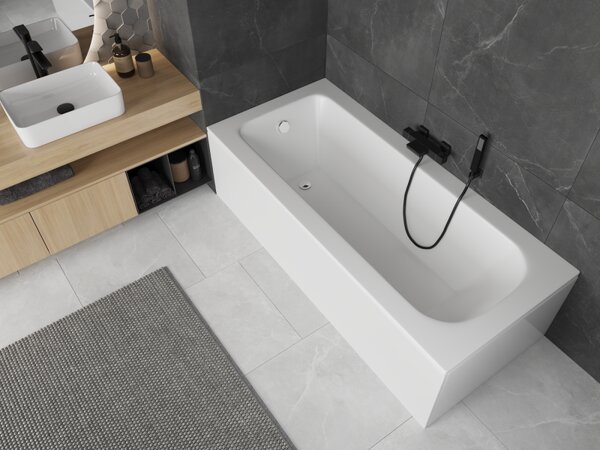 Mexen Vega obdélníková vana 120 x 70 cm s panelem, bílá - 55011207000X