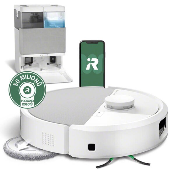 Vysavač iRobot Roomba Plus 505 Combo + AutoWash dock White