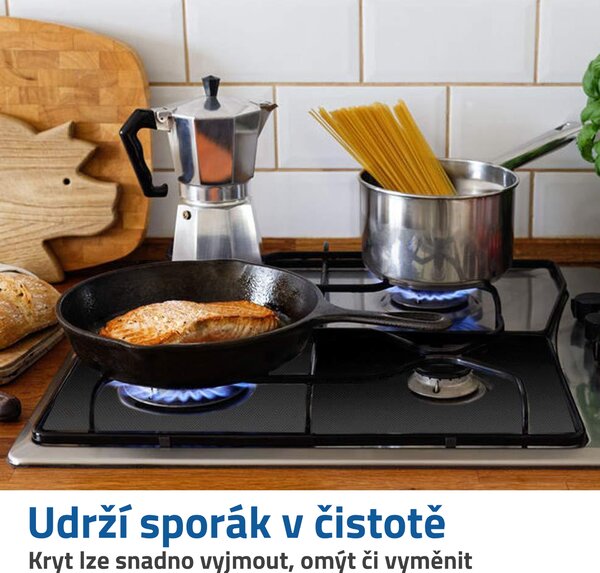 Kryt na plynový sporák 4 ks