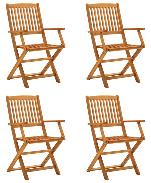 5dílný zahradní jídelní set masivní akáciové dřevo