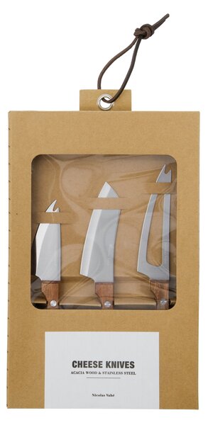 Nože na sýr – set 3 ks