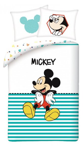 Bavlněné povlečení Mickey 140x200 + 70x90 cm