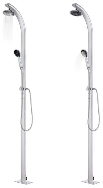 Zahradní sprcha 215 cm hliník