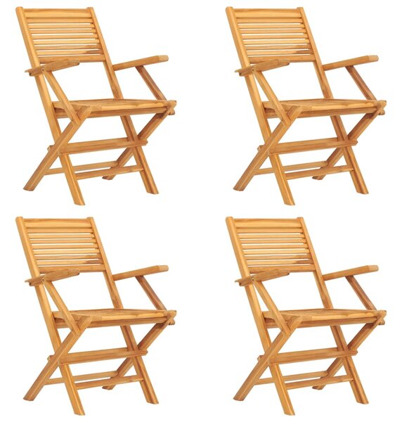 5dílný zahradní jídelní set masivní teakové dřevo
