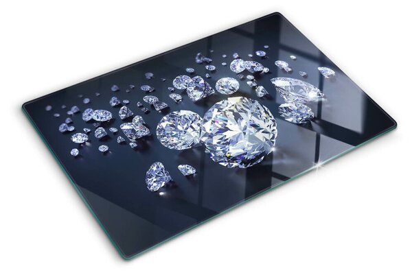 Skleněné krájecí prkénko Krystaly a diamanty ddk-nr-wm-00007763