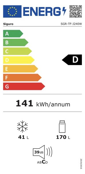 Lednice Siguro TF-J240W Fresh (D)