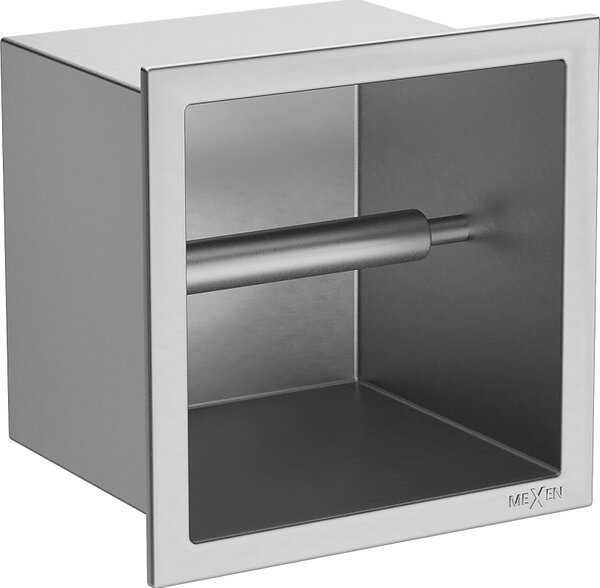 Mexen X-Wall-P držák na toaletní papír, inox - 1913