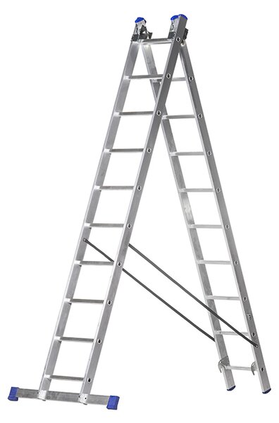 Elkop Hliníkový žebřík Multi 2x2,7m -10 příček