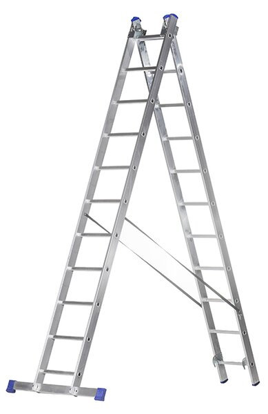 Elkop Hliníkový žebřík Multi 2x2,9m -11 příček