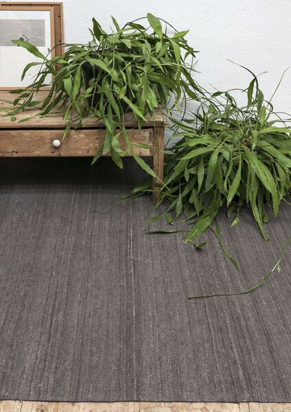 Nanimarquina Koberec kelim Nomad, kolekce Natural Rozměr koberce: 170×240 cm, Barevnost: Nomad black