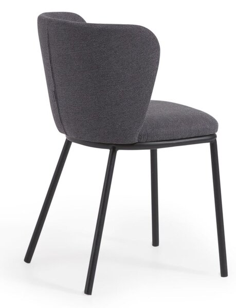 Tmavě šedá jídelní židle Ciselia – Kave Home
