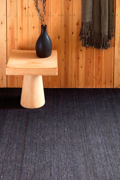 Nanimarquina Koberec kelim Nomad, kolekce Natural Rozměr koberce: 170×240 cm, Barevnost: Nomad black