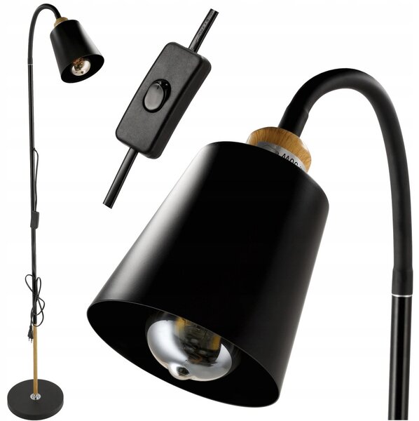 BERGE Stojací LED lampa STL033 - E27 - VIEW