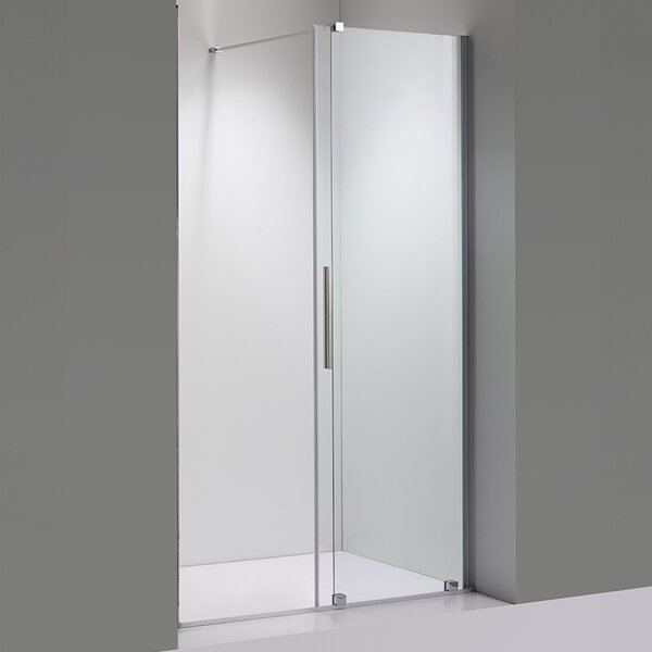 BPS-koupelny Posuvné sprchové dveře ASTRA CH A 90 chrom/transparent pro instalaci do niky - bez vaničky