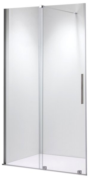 BPS-koupelny Posuvné sprchové dveře ASTRA CH A 100 chrom/transparent pro instalaci do niky - bez vaničky