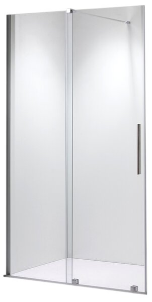 BPS-koupelny Posuvné sprchové dveře ASTRA CH A 100 chrom/transparent pro instalaci do niky - bez vaničky