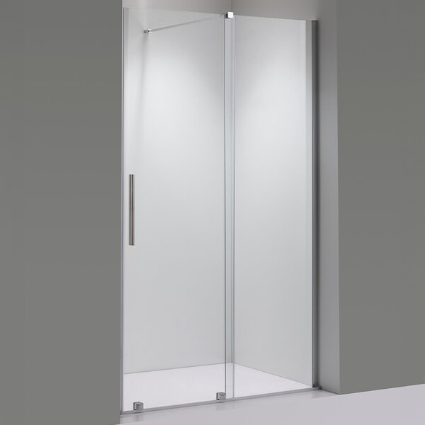 BPS-koupelny Posuvné sprchové dveře ASTRA CH A 100 chrom/transparent pro instalaci do niky - bez vaničky