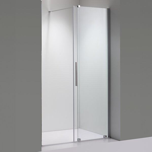 BPS-koupelny Posuvné sprchové dveře ASTRA CH A 100 chrom/transparent pro instalaci do niky - bez vaničky