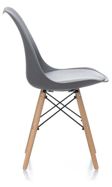 Aga 2x Jídelní židle MR2035 Šedá