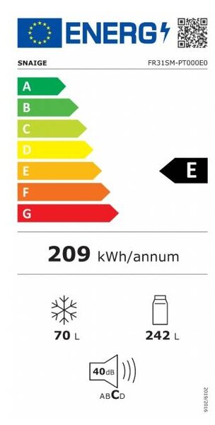 Lednice Snaige FR31SM-PT000E (E)