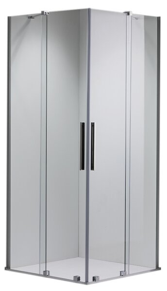 BPS-koupelny Čtvercový sprchový kout ASTRA CH A 80x80 chrom/transparent - bez vaničky