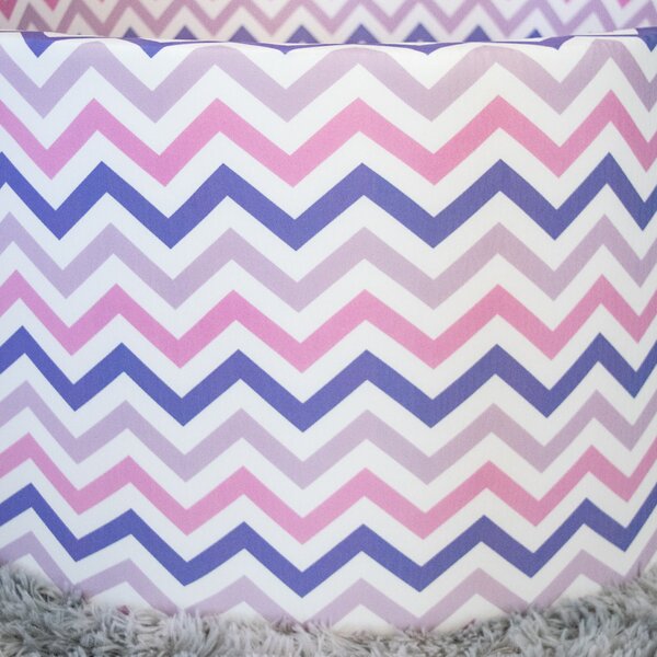 Aga Suchý bazén 90x40 cm s míčky ZigZag Barevný