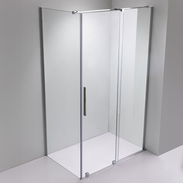 BPS-koupelny Obdélníkový sprchový kout ASTRA CH A 100x80 chrom/transparent - bez vaničky
