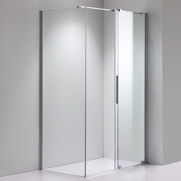 BPS-koupelny Obdélníkový sprchový kout ASTRA CH A 100x80 chrom/transparent - bez vaničky