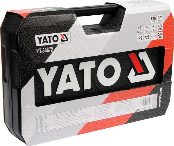 Yato YT-38872 sada mechanického nářadí 128 nástroje/nástrojů
