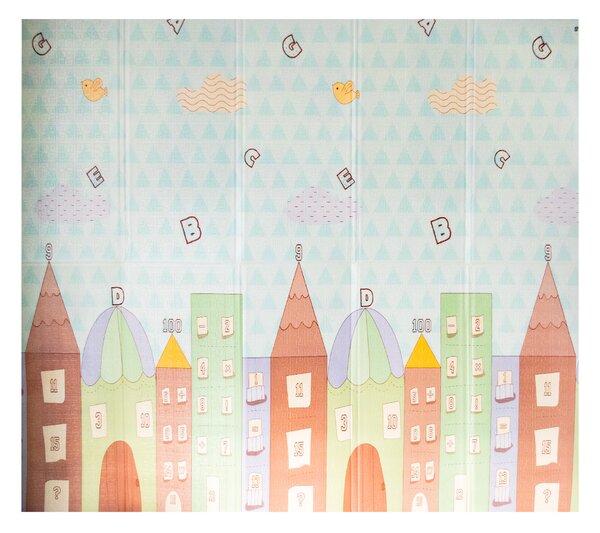 Aga4Kids Dětská skládací pěnová podložka 200x180 cm DS3018