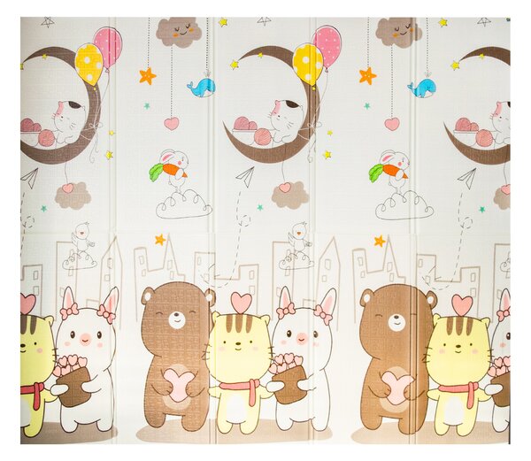 Aga4Kids Dětská skládací pěnová podložka 200x180 cm DS3018