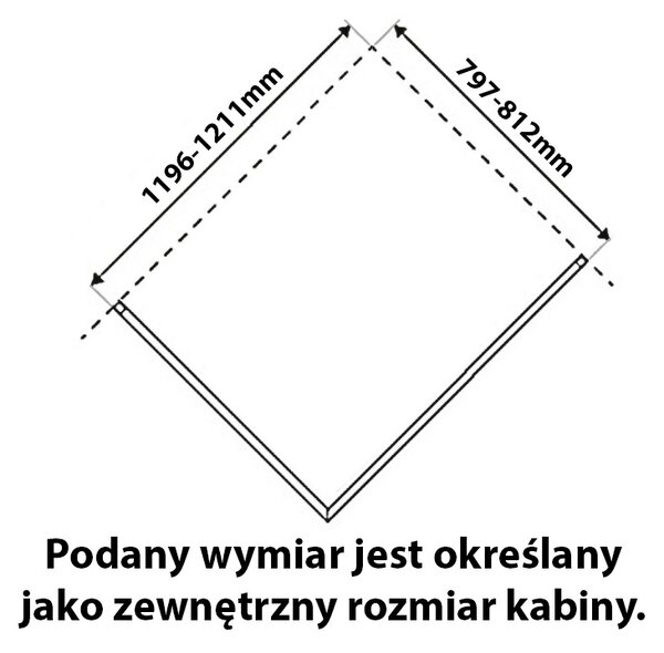 BPS-koupelny Obdélníkový sprchový kout ZES KZ02D 120x80 chrom/transparent - bez vaničky