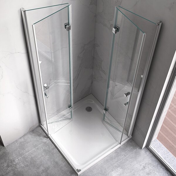 BPS-koupelny Obdélníkový sprchový kout ZES KZ13B 110x90 chrom/transparent - bez vaničky